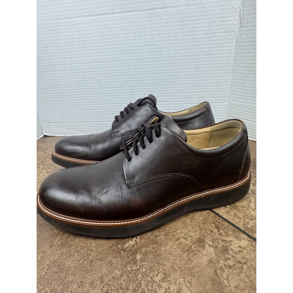 Samuel Hubbard Black Leather "Founder" Work / Dress Shoes Men's 9.5 M Vibram - Picture 4 of 8